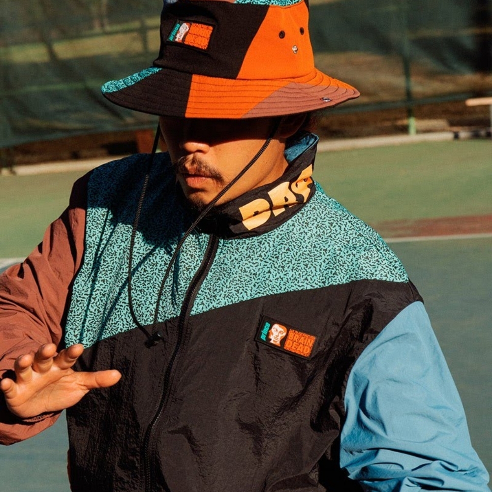 Brain Dead x Prince Windbreaker Hat Combo